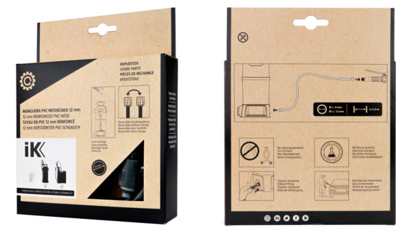 1.5m reinforced PVC hose - Image 2